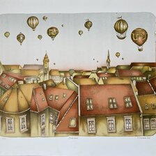 Darina Berková, Bratislava, grafika 60 x 68,5 cm, 210 €